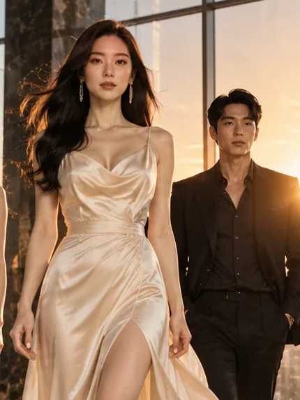 AI 보정과 스타일링을 거친 사진
